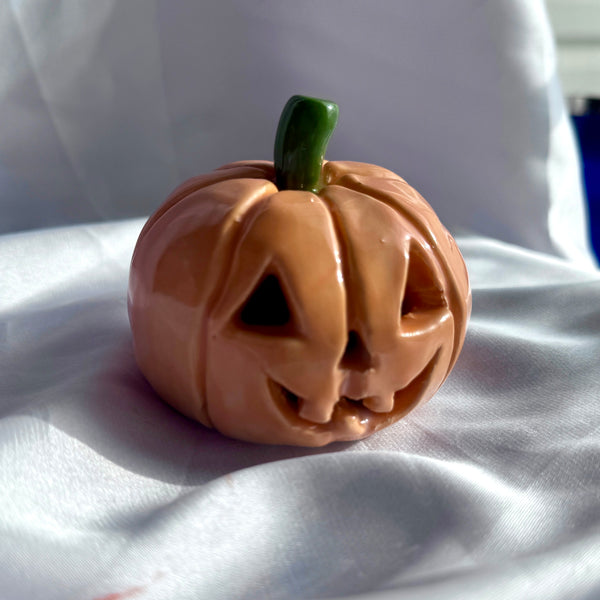 Jack-o-Lantern Cone Incense Burner