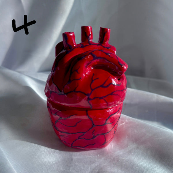 Anatomical Heart Cone Incense Burner