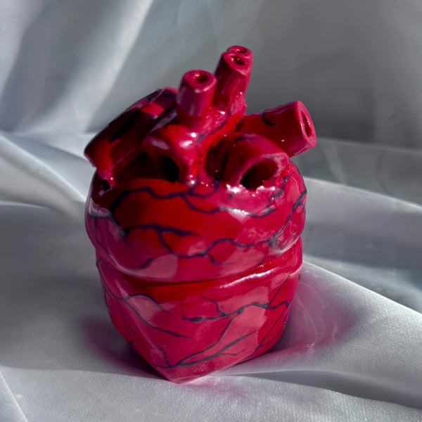 Anatomical Heart Cone Incense Burner