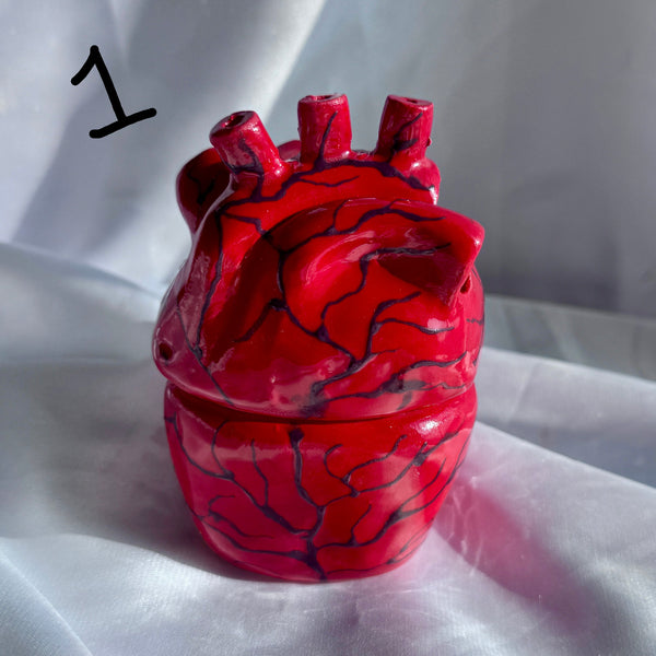 Anatomical Heart Cone Incense Burner