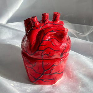 Anatomical Heart Cone Incense Burner