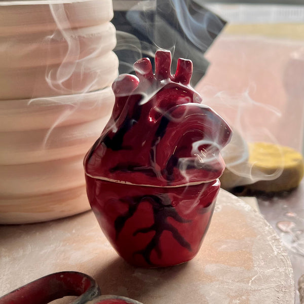 Anatomical Heart Incense Burner PREORDER